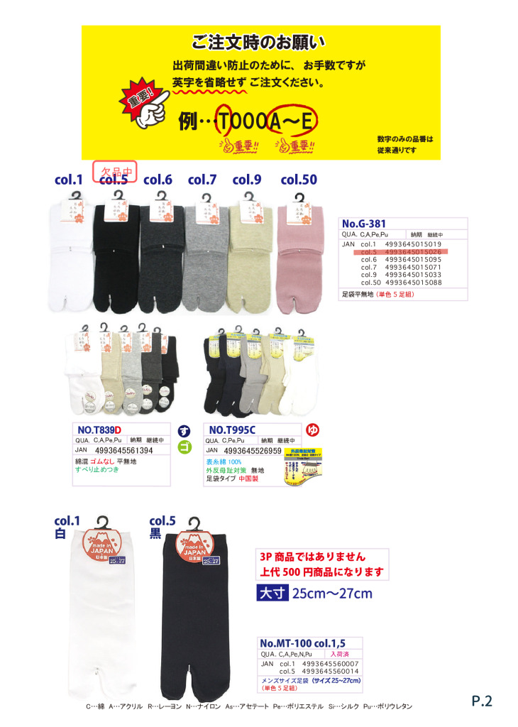 カタログページ3